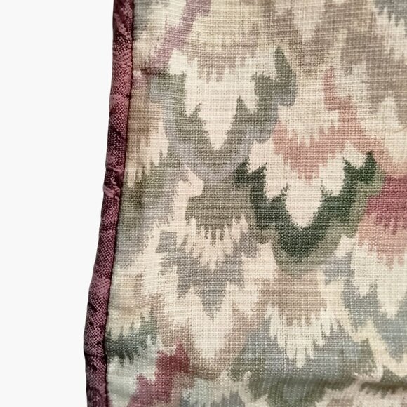 Square Large Pillow Cushion Covers 24x24 In Reversible Abstract Floral Lot 2 - Picture 6 of 8